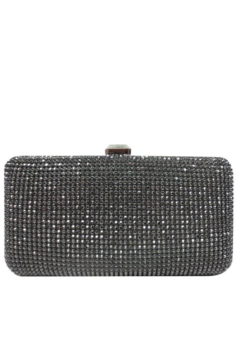 Pewter Pave Box Clutch By Sondra Roberts For 26 Rent The Runway