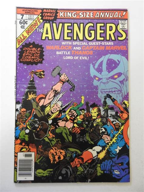 The Avengers Annual 7 1977 Vf Condition Comic Books Bronze Age