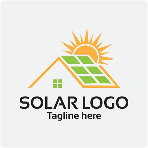 Sun Solar Green Energy Logo Design Template Solar Logo Design Free