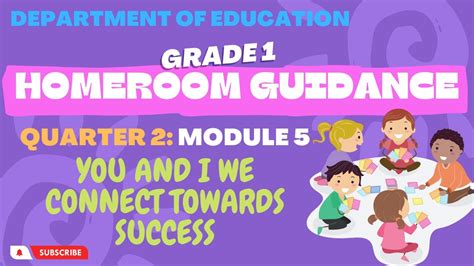 Homeroom Guidance Grade 1 Quarter 2 Module 5 You And I We Connect