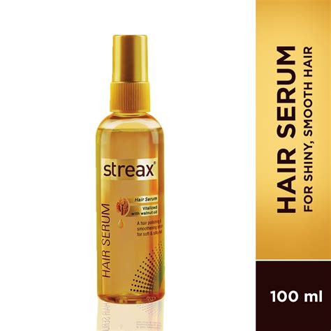 Streax Hair Serum Vitalised With Walnut Oil 100 Ml