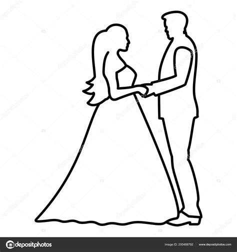Bride And Groom Drawing Free Download On Clipartmag