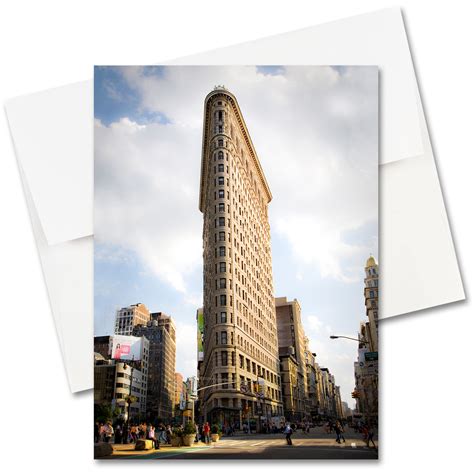 Mc 3880 Flatiron Building Sunset New York Card Envelope Art Photo Web