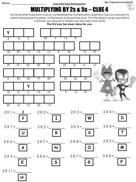 The Great Math Mystery Worksheet