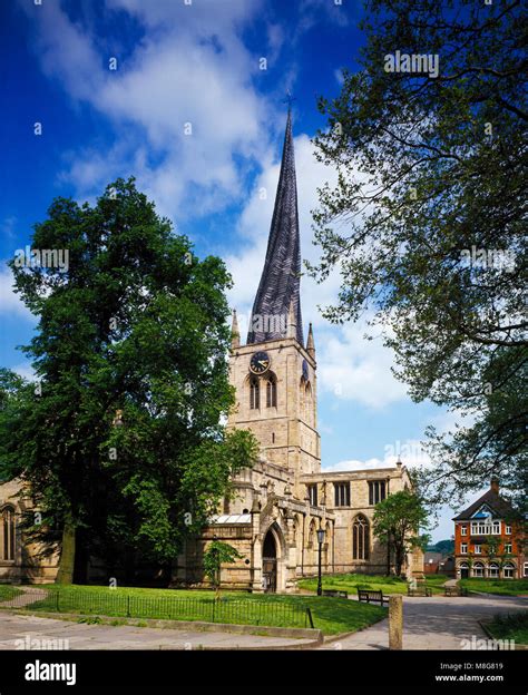 St Mary And All Saints Church Chesterfield Derbyshire England United