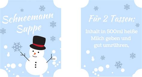 Ich finde, das ist ein tolles mitbringsel besonders für kinder madmoisell.com wp-content uploads 2016 11 Schneemann-Suppe ...