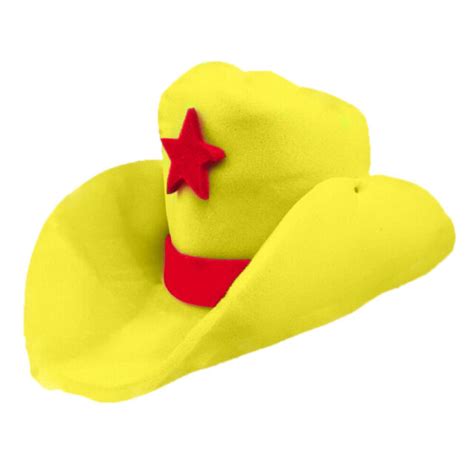 Giant Foam Cowboy Western Novelty Hat Yellow For Sale Online Ebay