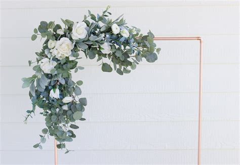 White Rose Greenery Eucalyptus Wedding Archway Flower Large Wedding