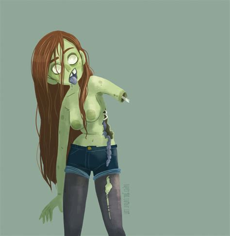 Zombie Girl 1 Margaux Saltel Zombie Girl Character Design Inspiration Character Design