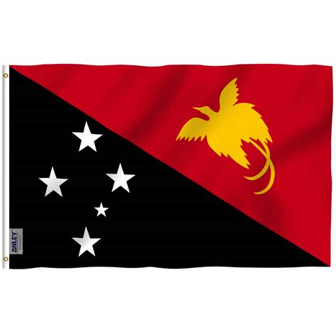 Fly Breeze Papua New Guinea Flag 3x5 Foot Anley Flags