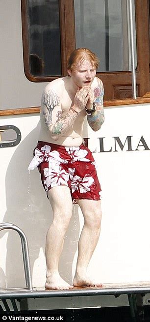 Just Chillin Ed Sheeran Revealed His BIGGEST Tattoo. 