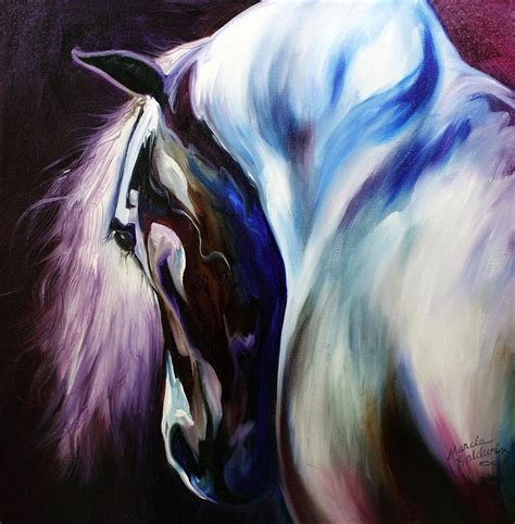 Pin By Shanna On Horses Horse Painting Abstract Horse Painting