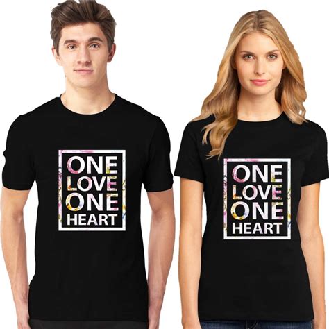 one love one heart t shirt loot customized t shirts india design own t shirt