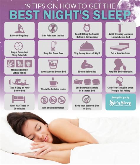 19 Tips On How To Get The Best Nights Sleep Good Night Sleep How To Fall Asleep Good Sleep
