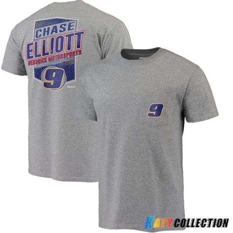 Chase Elliott 9 Hendrick Motorsports Gray Classic Tee Unisex T Shirt Katycollection