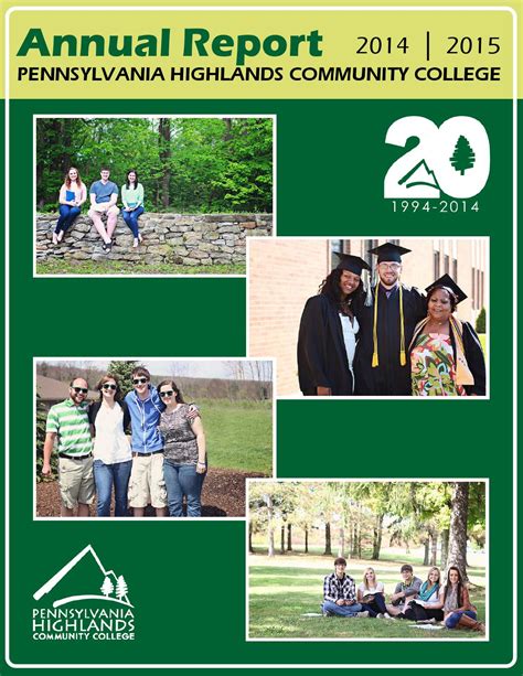 Annual Report 2014 2015 By Pennsylvania Highlands Community College