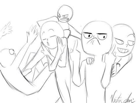 Pin By Fandom Slayer101 On Drawing Crew Meme Draw The Squad Drawing Base Sketches