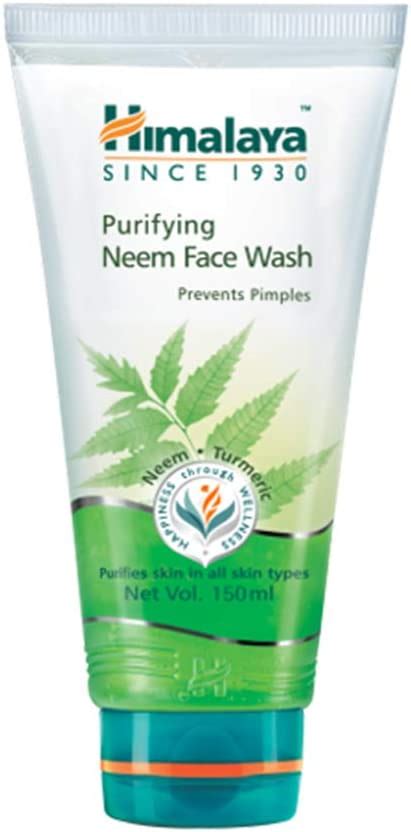 Himalaya Purifying Neem Face Wash With Neem And Turmeric For Occasional Acne Oz Ml