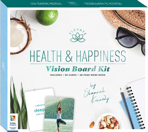 Health And Happiness Vision Board Kit Books Health Fitness