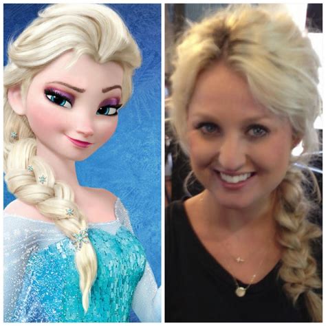 Kayla This One For Elsa Elsa Hair Princess Hairstyles Elsas Hair