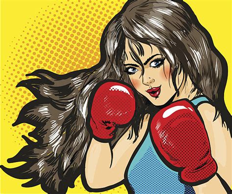 Female Boxers Backgrounds Illustrations Royalty Free Vector Graphics