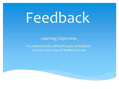 Ppt Feedback Powerpoint Presentation Free Download Id1487425