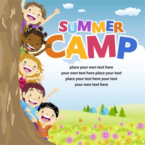 Kids Summer Camp Illustrations Royalty Free Vector Graphics And Clip Art