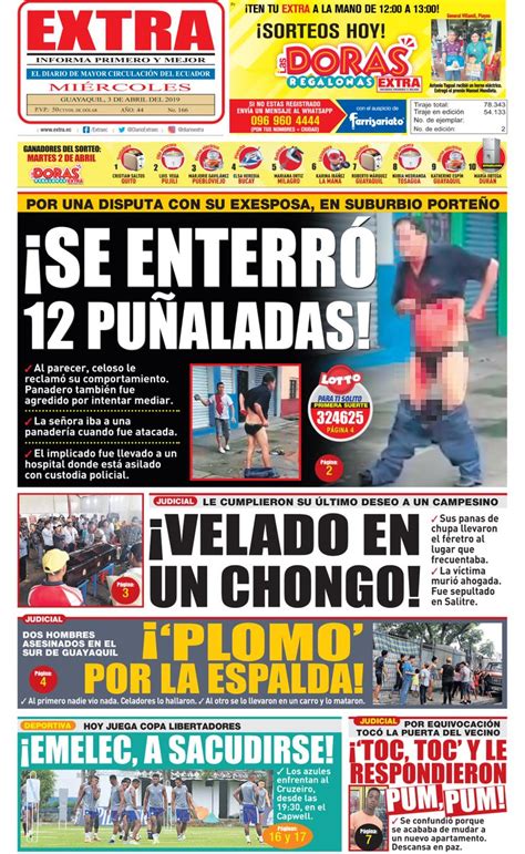 Diario Extra Ecuador Noticias De Hoy