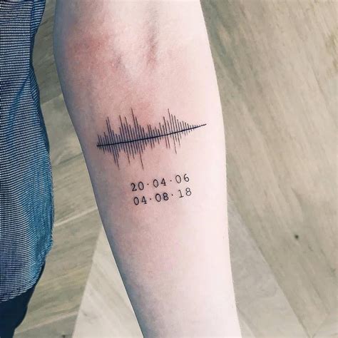 The Latest Tattooing Craze Is Soundwave Tattoos — Tattoos Of An Audio