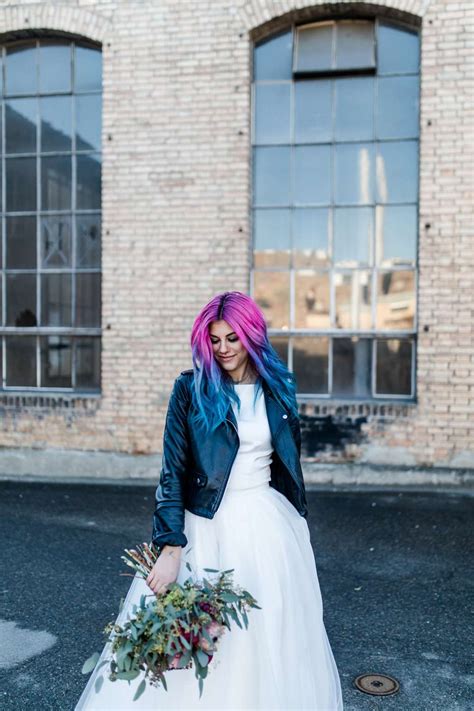 Colourful Bridal Shoot Inspired By Rock N Roll Bride · Rock N Roll Bride