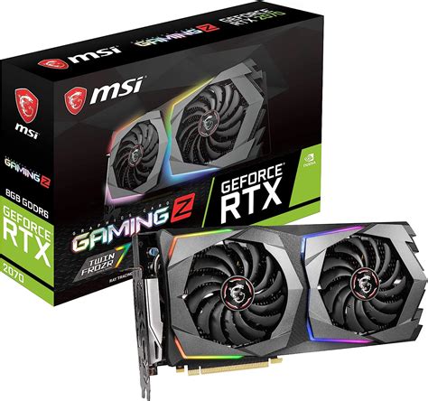 Msi Gaming Geforce Rtx 2070 8gb Gdrr6 256 Bit Hdmidpusb Ray Tracing