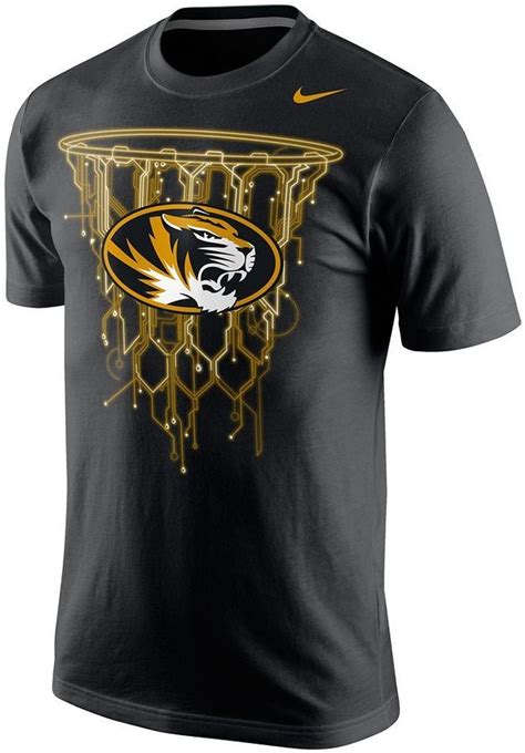 Nike Mens Missouri Tigers Net Tee Nike Men Shooting Shirts