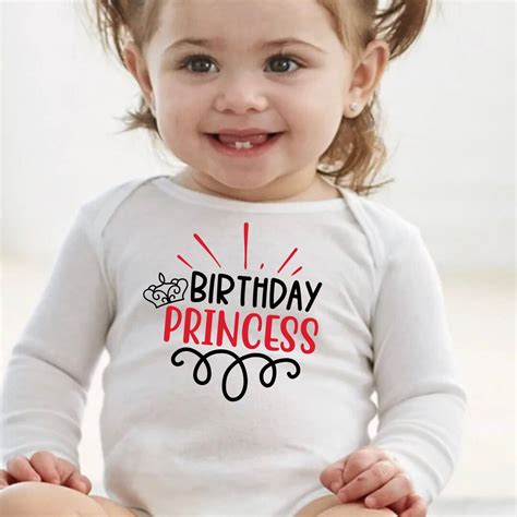 Birthday Princess Svg Happy Birthday Princess Cut File Etsy