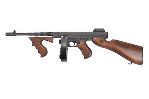 King Arms Thompson M1928 Real Wood 007 Airsoft Ltd