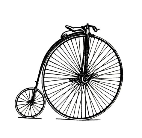 Bicycle In The Olden Days Clip Art Library