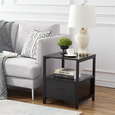 End Tables For Living Room Walmart 3 Tier Sofa Side End Table X Shape