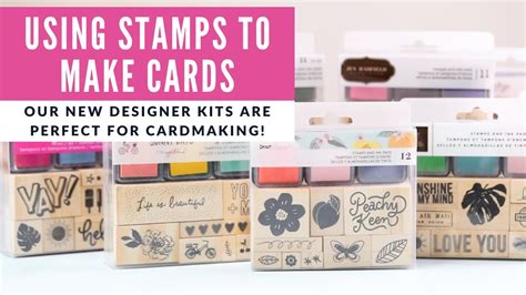 Creating Cards With Stamps Youtube