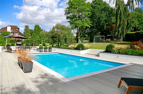 Outdoor Swimming Pool Construction & Design | Falcon Pools, Surrey