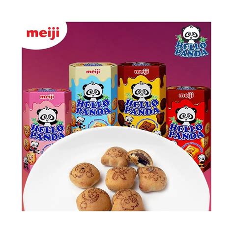 Hello Panda Biscuits Double Chocolate Kawaii Panda Making Life Cuter