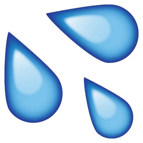 Download Sweat Water Emoji | Emoji Island png image
