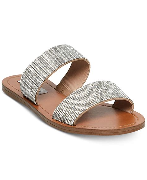 Lyst Steve Madden Rage Embellished Slide Sandals