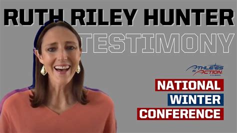 Ruth Riley Hunter Testimony Youtube
