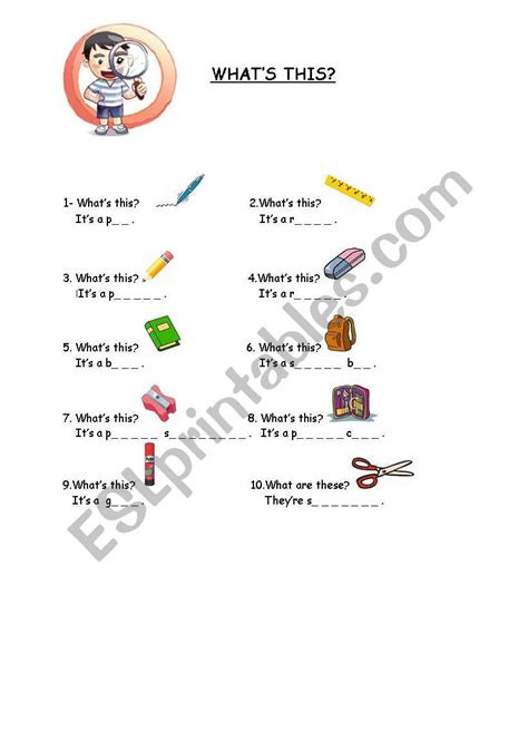 What´s This Esl Worksheet By Mongo