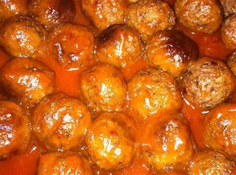 easy apricot meatballs   pinch recipes