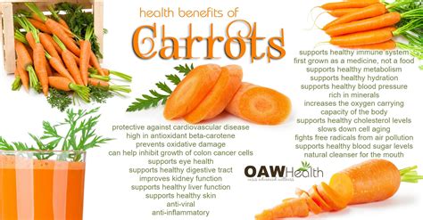 Exciting Health Benefits Of Organic Carrots Oawhealth