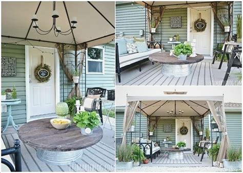Barcalounger outdoor living captiva isle 45 aluminum and wicker coffee table by pacific casual. 13 DIY Outdoor Coffee Table Ideas