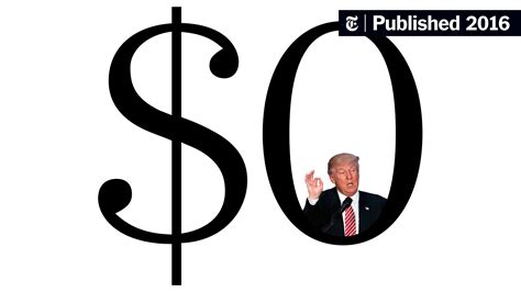 How Much Does Donald Trump Pay In Taxes It Could Be Zero The New York Times