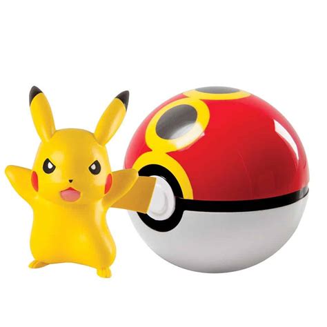Pokemon Pikachu Repeat Ball Clip´n´carry Poké Ball Wave D7