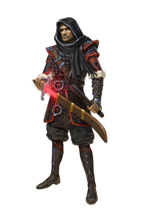 Male Human Fighter Rogue Scarlet Triad Pathfinder 2e Pfrpg Dnd Dandd
