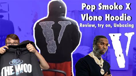 Pop Smoke X Vlone Hoodie Review Unboxing Try On Youtube